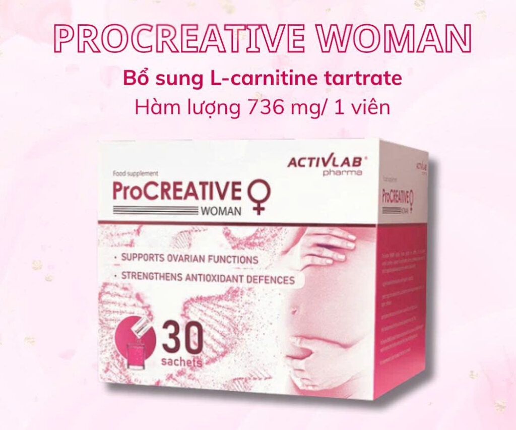 ProCreative Woman – Hỗ trợ cân bằng nội tiết và chất lượng trứng