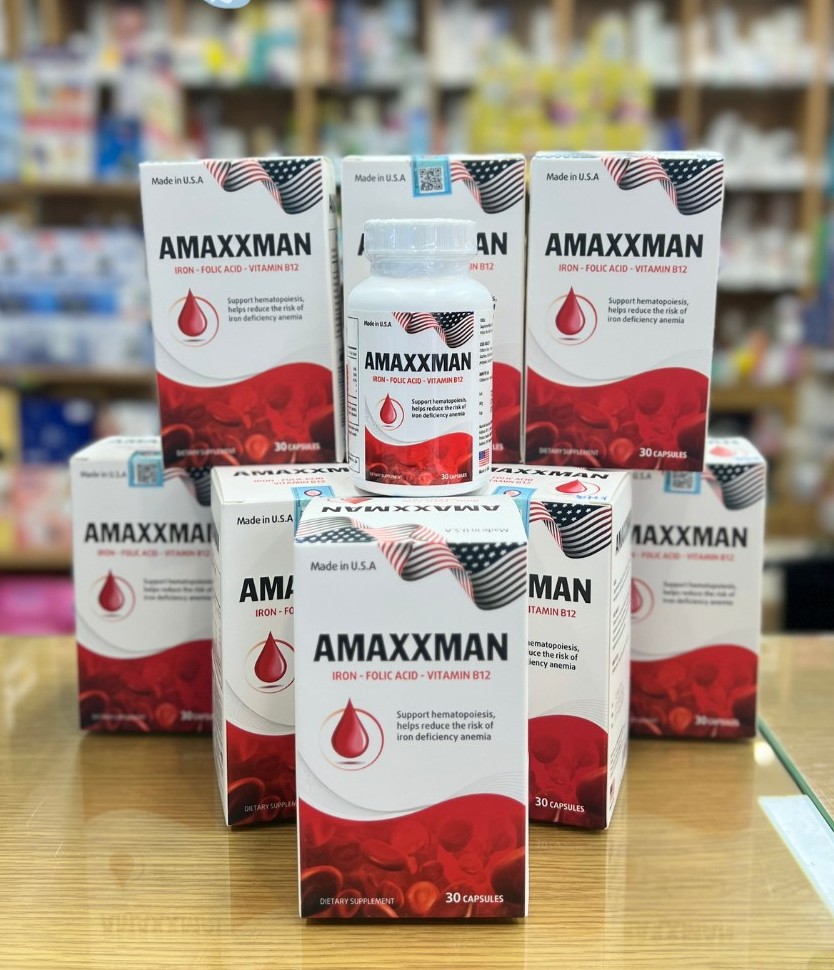 Amaxxman giúp cải thiện nồng độ hooc mon nam