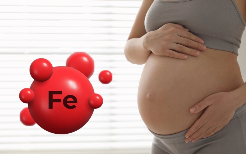 Khi mang thai, nhu cầu Sắt cũng tăng cao.