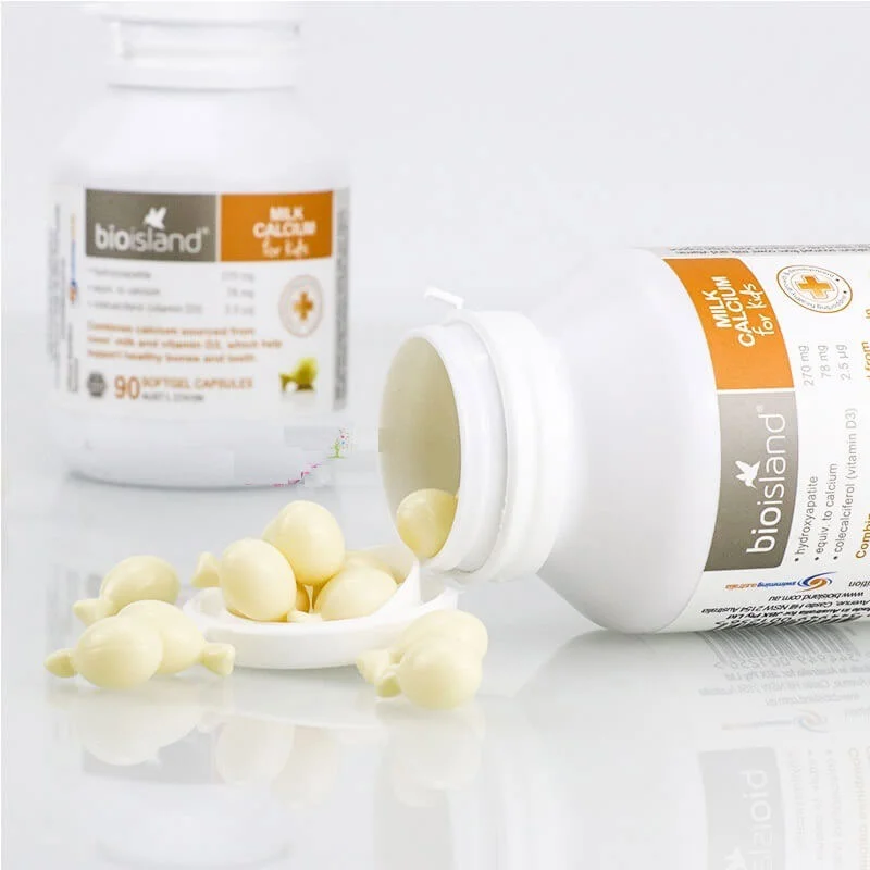 Bio Island Milk Calcium for Kids là sản phẩm bổ sung Canxi dạng sữa đến từ Úc